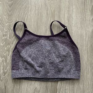 Gymshark flex strappy sports sports bra purple marl